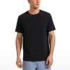 Pima Cotton T-Shirts Short Sleeve Crew Neck